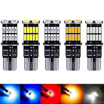Lâmpada LED T10 26 SMD 4014 Canbus com Dissipador - Super Forte