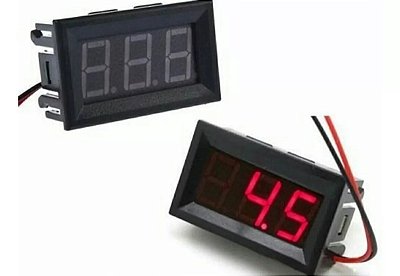 Voltímetro Digital Medidor Bateria Som