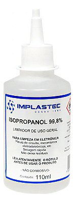 Álcool Isopropílico 110ml Bico Aplicador