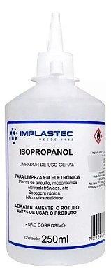ÁLCOOL ISOPROPILICO - 250ML COM BICO