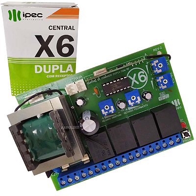 Central De Comando Universal P/ Motor X6 Dupla Ipec