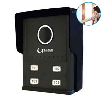 Porteiro Coletivo Smart 4 Pontos LR804 Lider