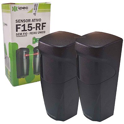 Sensor Ativo F15 Feixe Simples Sem Fio Ipec