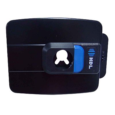 Subconjunto Tampa Preta Fechadura C-90 Dupla C/ Botão Hdl