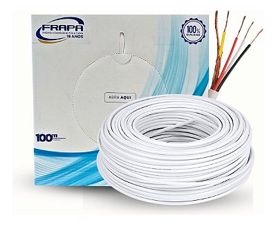 Cabo Manga 4 Vias 90% De Malha 100mt