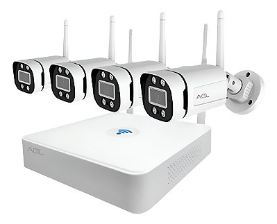 Kit CFTV Wifi 1080P 4 Câmeras e Hvr Agl 1204 AGL