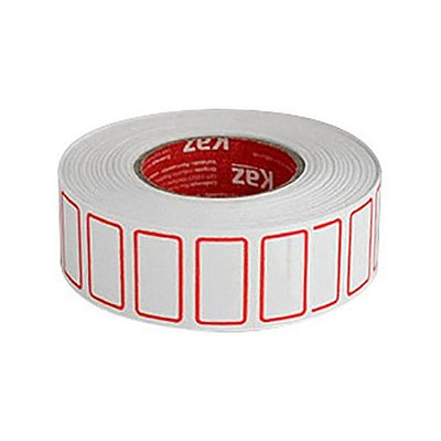 Etiqueta Preço nº 2 25 x 15 mm com 1250 etiquetas e 20 metros Kaz Ref: KZ157