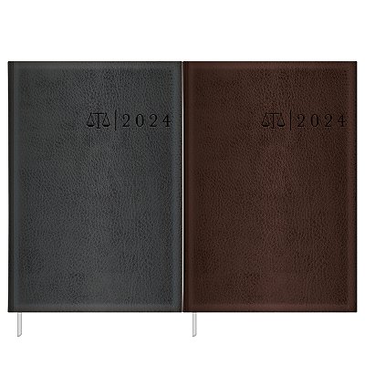 Agenda 2024 Executiva Advogado Costurada Capa Couro M6 (14,5 X 20,5cm) 192 Folhas Tilibra Ref: 123986