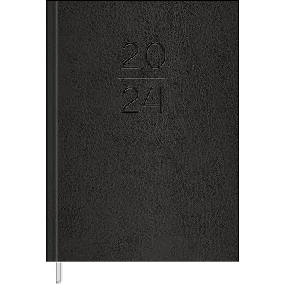 Agenda 2024 Executiva Master Costurada Capa Couro M4 (12,3 X 16,6cm) 176 Folhas Tilibra Ref: 125261