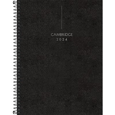 Agenda 2026 Executivo Cambridge Espiral Capa Dura M9 (20 X 27,5cm) 200 Folhas Tilibra Ref: 315141