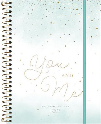 Agenda Permanante Planner Wedding Espiral Capa Dura M7 (177 x 240 mm) 80 folhas Tilibra Ref: 292389