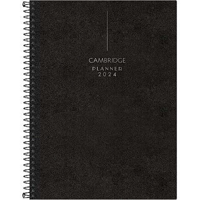 Agenda 2025 Executivo Planner Cambridge Espiral Capa Dura M9 (20 X 27,5cm) 80 Folhas Tilibra Ref: 123684
