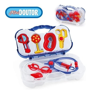Maleta Kit Doutor Cores Plástico PakiToys Ref: 265