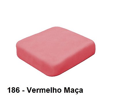 Massa de Biscuit Vermelho Maça 90 g Polycol Ref: 186