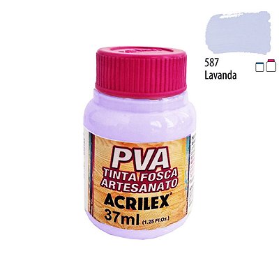 Tinta PVA Fosca 587 Lavanda 37 ml Acrilex