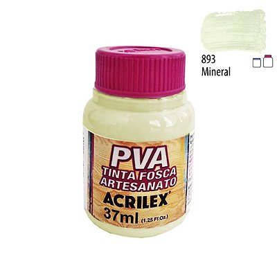 Tinta PVA Fosca 893 Mineral 37 ml Acrilex