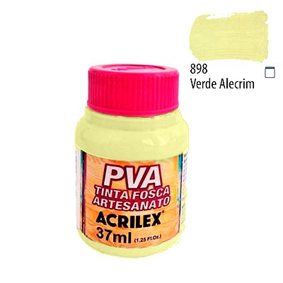Tinta PVA Fosca 898 Verde Alecrim 37 ml Acrilex