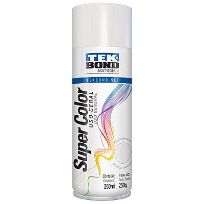 Tinta Spray Gelo 350 ml 250 g Uso Geral Super Color TekBond