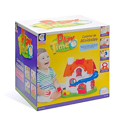 Brinquedo Casa de Atividades Play Time Cotiplás Ref: 1998