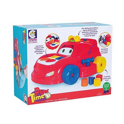 Brinquedo Carrinho Montar Play Time Cotiplás Ref: 1951