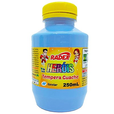Tinta Guache Radex 250 ml Azul Claro Ref: 8353