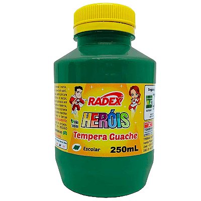 Tinta Guache Radex 250 ml Verde Escuro Ref: 2573
