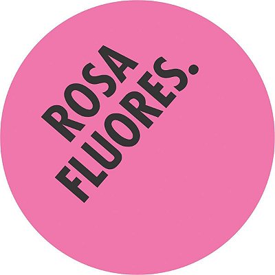 Etiqueta Redonda Ø 15 mm Rosa Fluorescente com 210 unidades Grespan