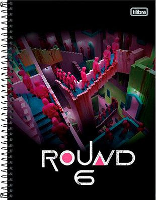 Caderno 1 x 1 Matéria Universitário Round 6 Espiral Capa Dura 80 folhas Tilibra Ref: 337498