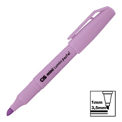 Marca Texto Cis Lumini Mini Lilás Tons Pastel Ref: 57.1800