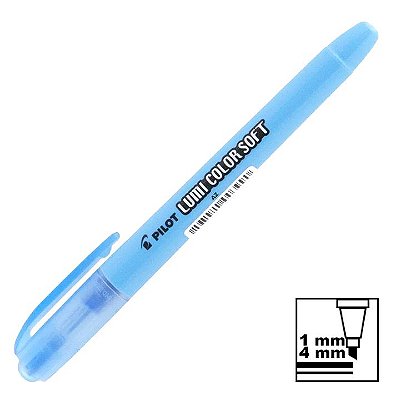 Marca Texto Azul Tons Pastel Lumi Color Soft 200-SL Pilot