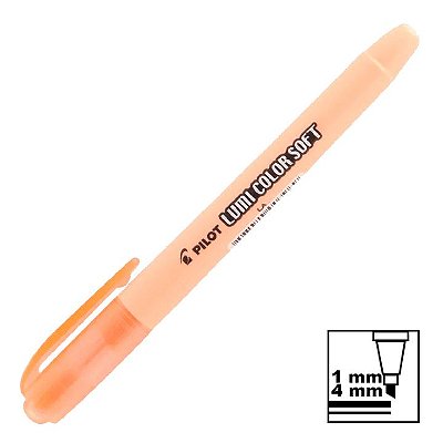 Marca Texto Laranja Tons Pastel Lumi Color Soft 200-SL Pilot
