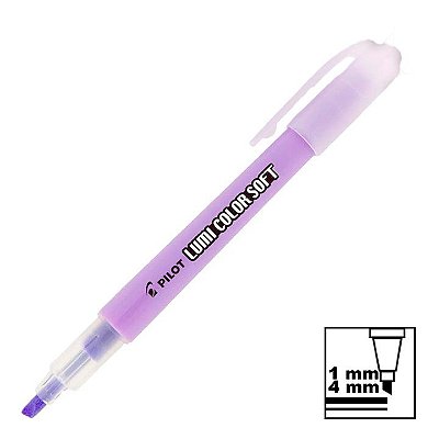 Marca Texto Violeta Tons Pastel Lumi Color Soft 200-SL Pilot