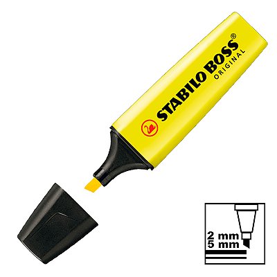 Marca Texto Amarelo Neon 70-24 Stabilo Boss Original