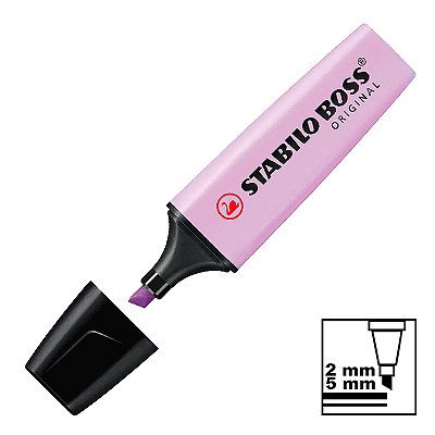 Marca Texto Lilás Tons Pastel 70-155 Stabilo Boss Original