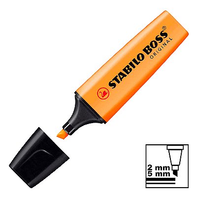 Marca Texto Laranja Neon 70-54 Stabilo Boss Original