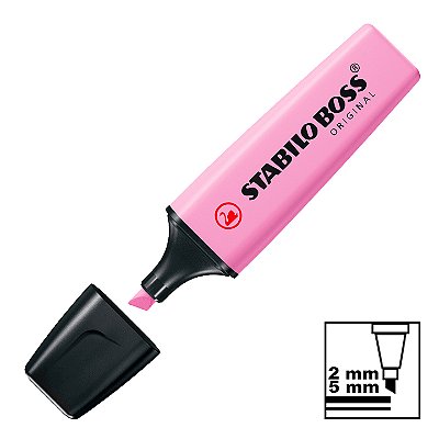 Marca Texto Fúchsia Tons Pastel 70-158 Stabilo Boss Original