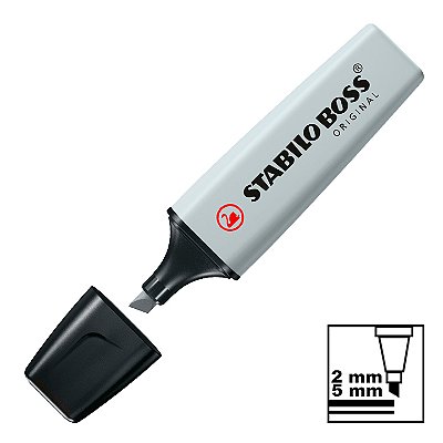 Marca Texto Cinza Tons Pastel 70-194 Stabilo Boss Original