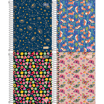 Agenda 2026 Pepper Feminina Diária Espiral Capa Dura M4 (11,7 X 16,4cm) 160 Folhas Tilibra Ref: 179604