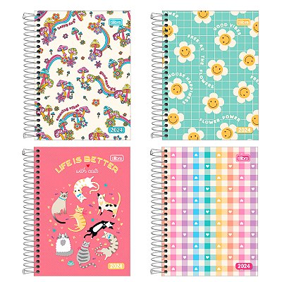 Agenda 2026 D Mais Feminina Diária Espiral Capa Dura M4 (11,7 X 16,4cm) 176 Folhas Tilibra Ref: 144843