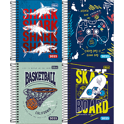 Agenda 2026 D Mais Masculina Diária Espiral Capa Dura M4 (11,7 X 16,4cm) 176 Folhas Tilibra Ref: 291072