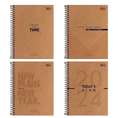 Agenda 2026 Planner Kraftwork Espiral Capa Dura M7 (17,7 X 24cm) 80 Folhas 90g/m² Tilibra Ref: 339458