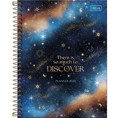 Agenda 2024 Planner Magic Espiral Capa Dura M7 (17,7 X 24cm) 80 Folhas Tilibra Ref: 304387