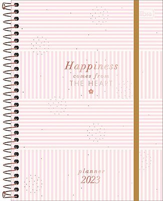 Agenda 2023 Planner Soho Espiral Capa Dura M7 (17,7 x 24,0 mm) 80 folhas 90 g/m² Tilibra Ref: 290971
