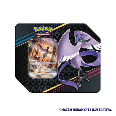 Jogo De Carta Pokemon Lata Realeza Absoluta Articuno De Galar Copag