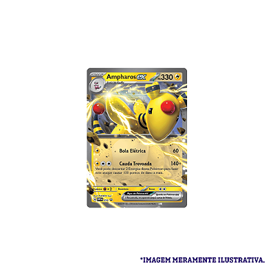 Jogo De Carta Pokemon Deck Batalha EX (Ampharos E Lucario) Com 60 Cartas Copag