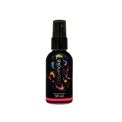 Tinta Spray Pinta Cabelo Pink Neon 50ml ColorMake Ref: 3603