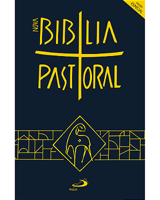 Bíblia Sagrada Pastoral Nova Paulus - Católica - Capa Plástica Azul - Edição Especial