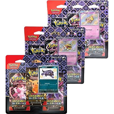 Jogo De Carta Pokemon Deck Escarlate E Violeta Destinos De Paldea Com 19 Cartas Copag