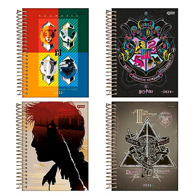 Agenda 2026 Harry Potter Diária Espiral Capa Dura (13,3 x 17,8cm) 352 Folhas Jandaia Ref: 64687