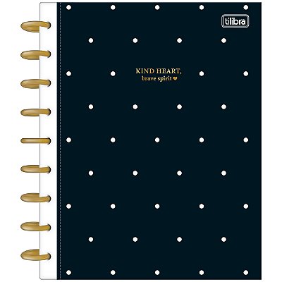 Caderno 1x1 Matéria Colegial Tilidisco West Village Disco Capa Dura 80 Folhas 90g/m² Tilibra Ref: 341673
